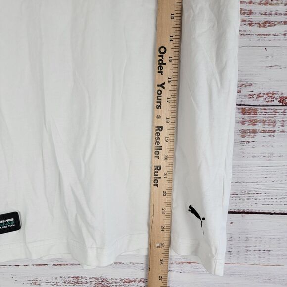 Puma Mercedes AMG Petronas T Shirt Mens XS Formula 1 F1 White EUC - Picture 2 of 9